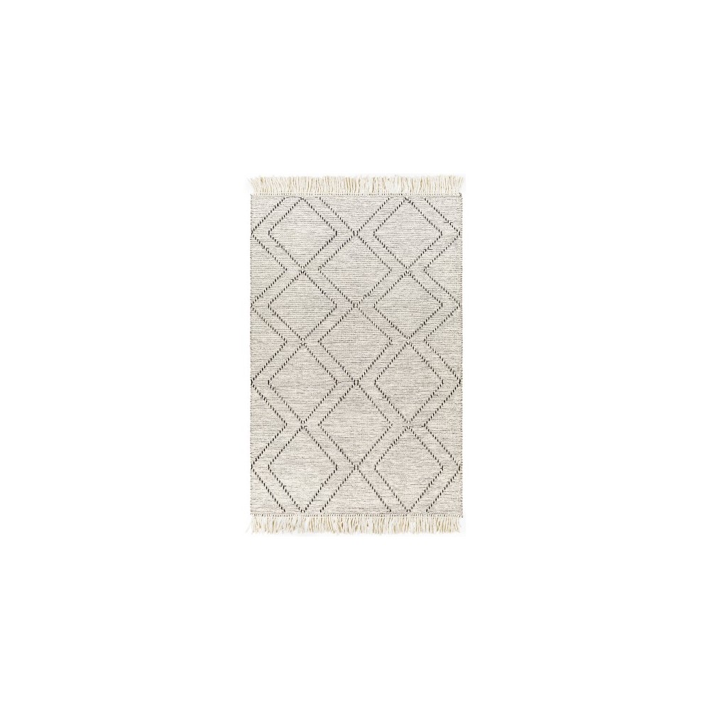 Surya Uttar Utt-2300 Black Rug 5' X 7'6" Surya Uttar Utt-2300 Black Rug 5' X 7'6"