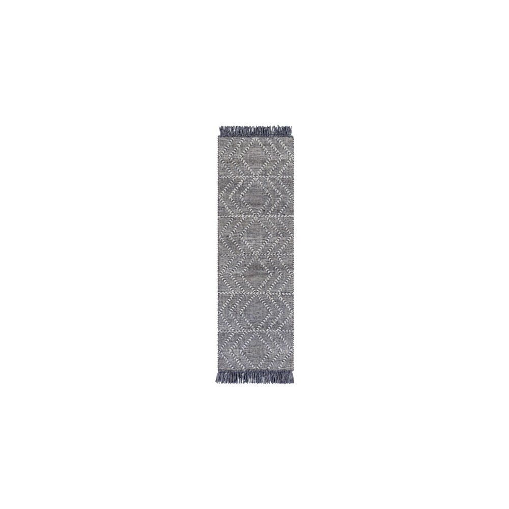 Surya Uttar Charcoal Rug 2'6" X 8'