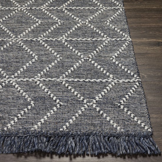 Surya Uttar Charcoal Rug 2'6" X 8'