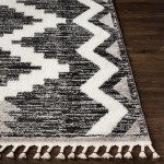 Surya Valencia Vlc-2307 Black Rug 5'3" X 7'