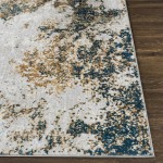 Surya Wanderlust Deep Teal Rug 5'3" X 7'3"