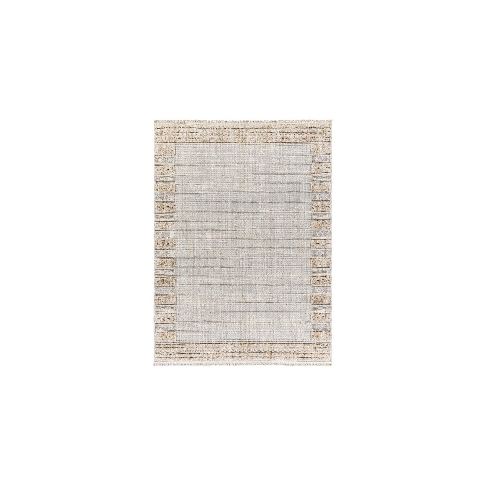 Surya Zaragoza Zrz-2302 Medium Gray Rug 5'3" X 7' Surya Zaragoza Zrz-2302 Medium Gray Rug 5'3" X 7'
