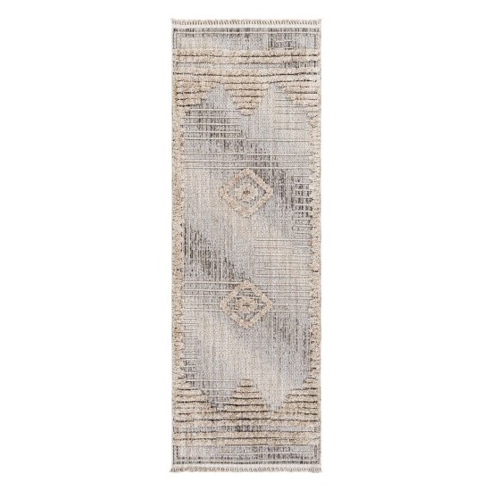 Surya Zaragoza Zrz-2305 Medium Gray Rug 2'7" X 7'3"