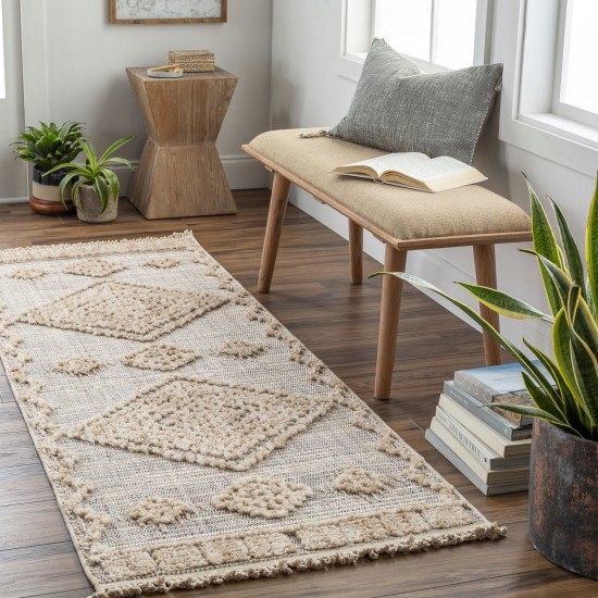 Surya Zaragoza Zrz-2312 Light Beige Rug 2'7" X 7'3"