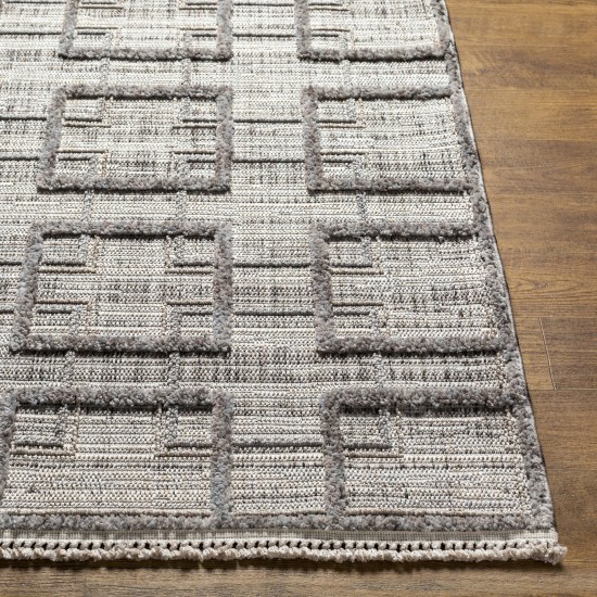 Surya Zaragoza Zrz-2314 Charcoal Rug 5'3" X 7'