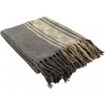 Surya Bramble Charcoal Throw 50"W X 60"L