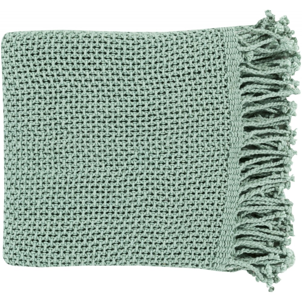 Surya Tibey Aqua Throw 50"W X 70"L