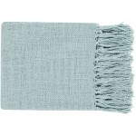 Surya Tilda Pale Blue Throw 51"W X 59"L