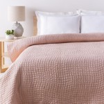 Surya Albany Dusty Pink King/Ca King Quilt 108"W X 92"L