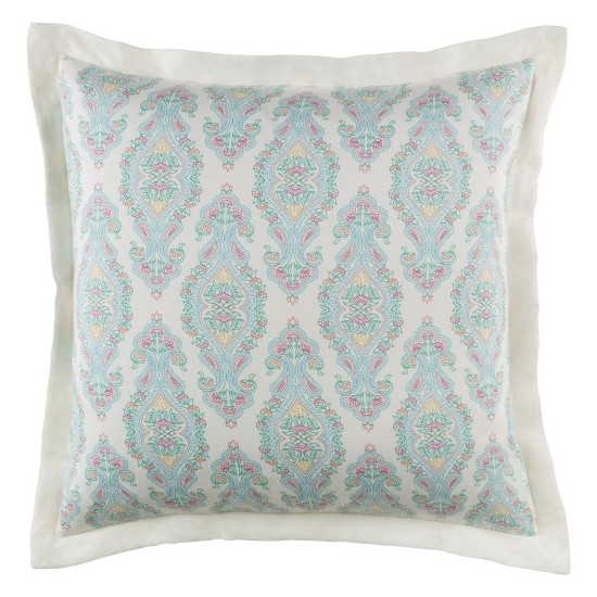 Surya Alia Aqua Euro Sham 26"H X 26"W