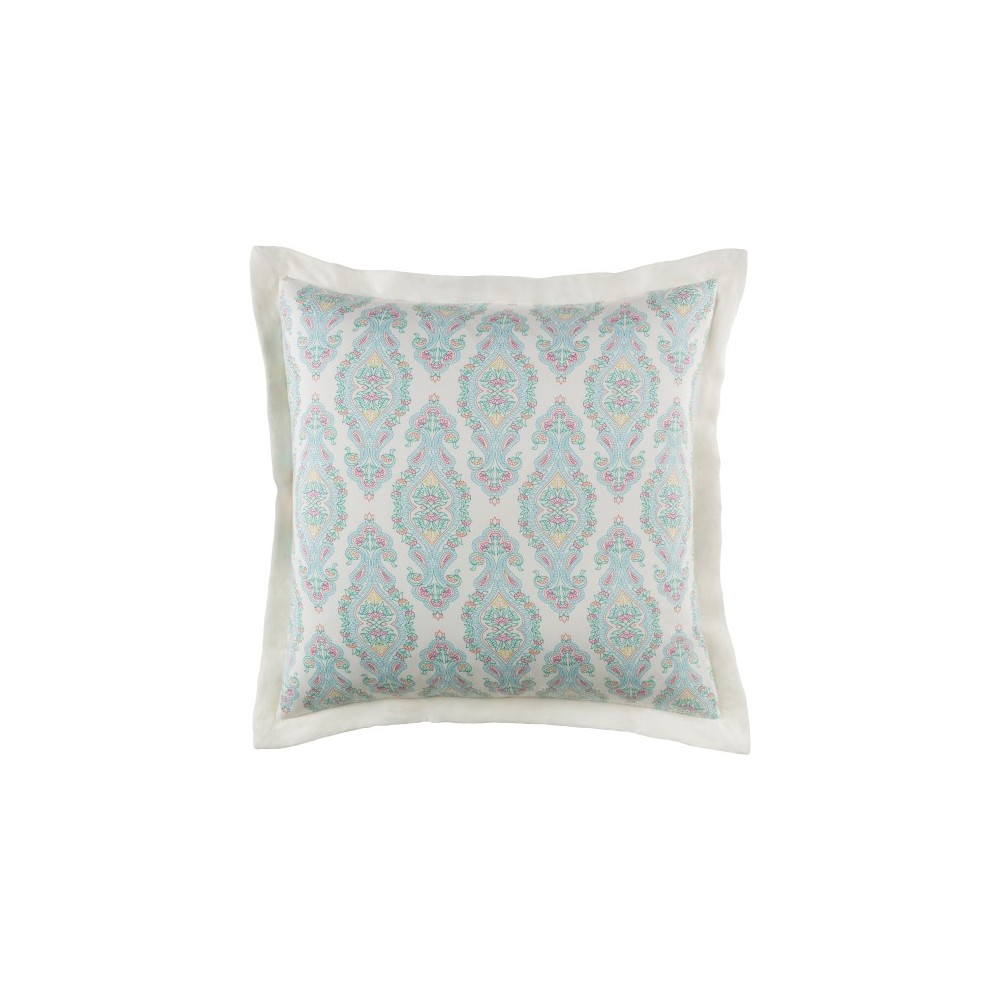 Surya Alia Aqua Euro Sham 26"H X 26"W