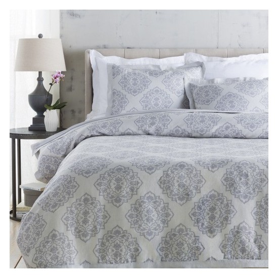 Surya Anniston Ann-7001 Light Gray King/Ca King Duvet 108"W X 92"L