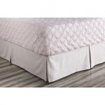 Surya Anniston Lilac Ca King Bed Skirt 72"W X 84"L X 15"Dl