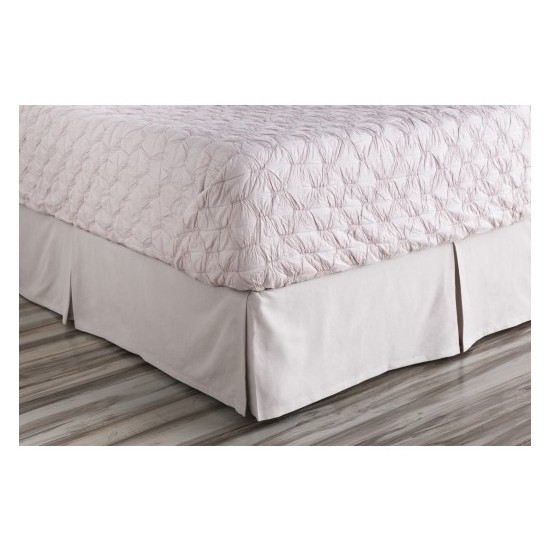 Surya Anniston Lilac Ca King Bed Skirt 72"W X 84"L X 15"Dl