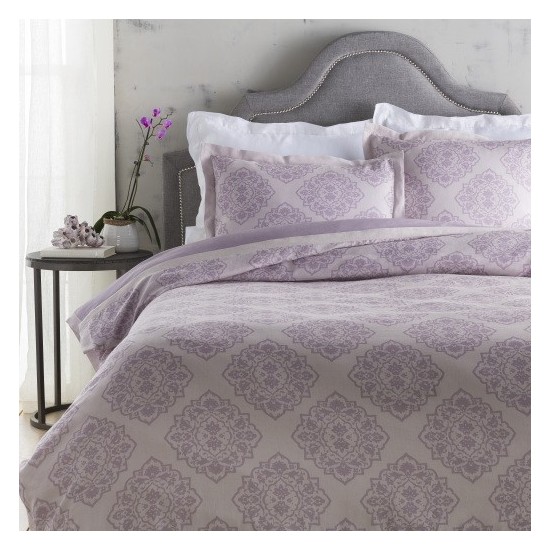 Surya Anniston Lilac Ca King Bed Skirt 72"W X 84"L X 15"Dl