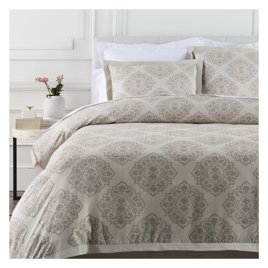 Surya Anniston Light Gray Full/Queen Bedding Set 88"W X 92"L,20"H X 26"W