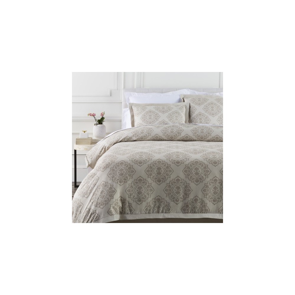 Surya Anniston Light Gray Twin Bedding Set 68"W X 86"L,20"H X 26"W Surya Anniston Light Gray Twin Bedding Set 68"W X 86"L,20"H X 26"W