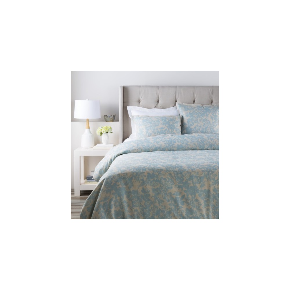 Surya Clara Dusty Sage Twin Duvet 68"W X 86"L Surya Clara Dusty Sage Twin Duvet 68"W X 86"L