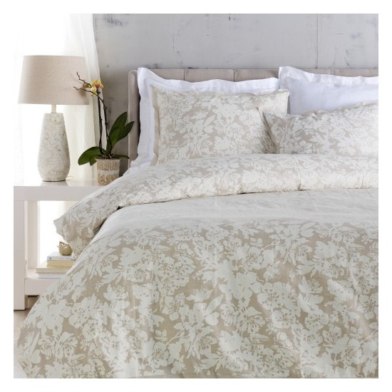 Surya Clara White Twin Duvet 68"W X 86"L