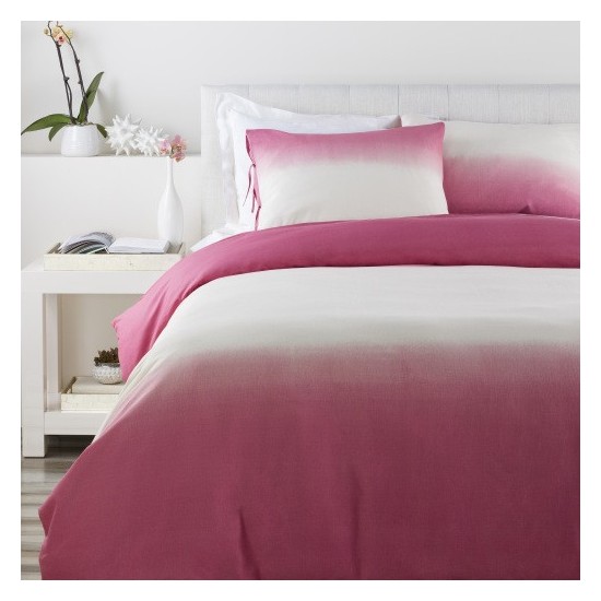 Surya Dip Dyed Plum King/Ca King Duvet 108"W X 92"L