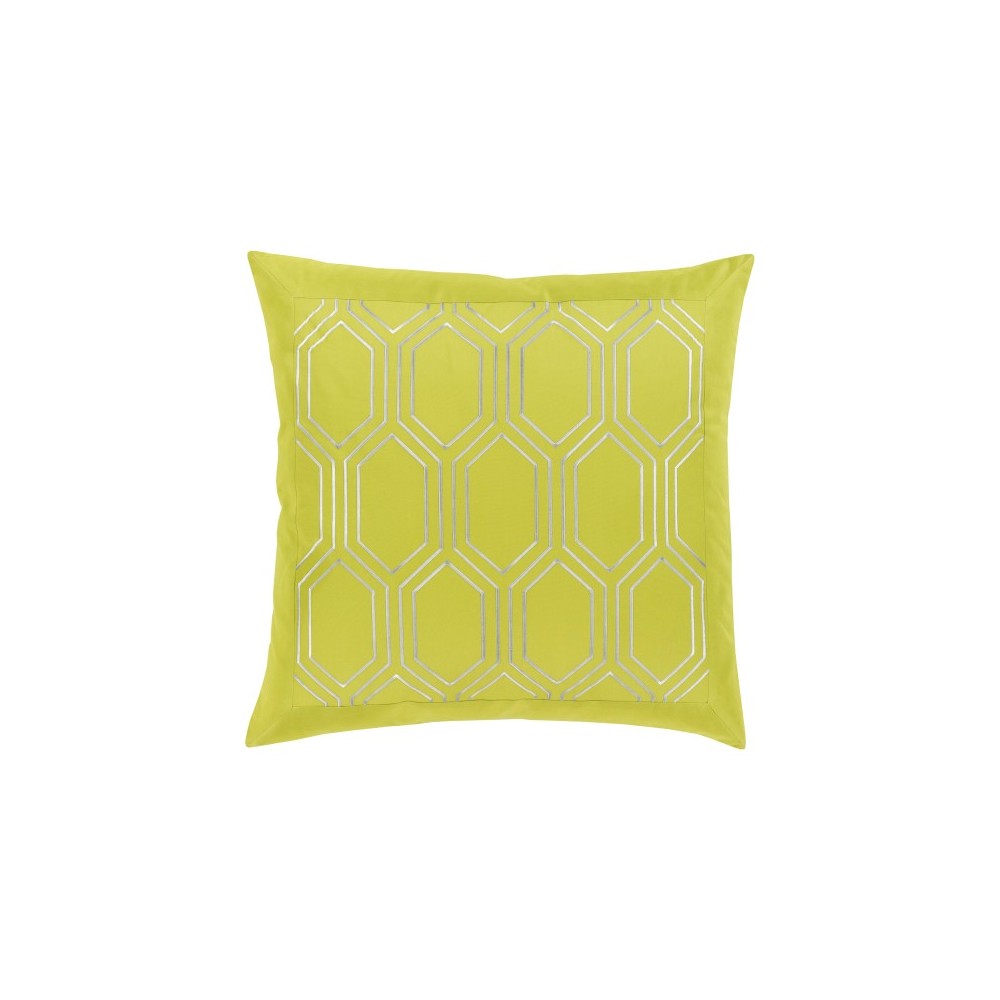 Surya Empire Light Olive Euro Sham 26"H X 26"W Surya Empire Light Olive Euro Sham 26"H X 26"W