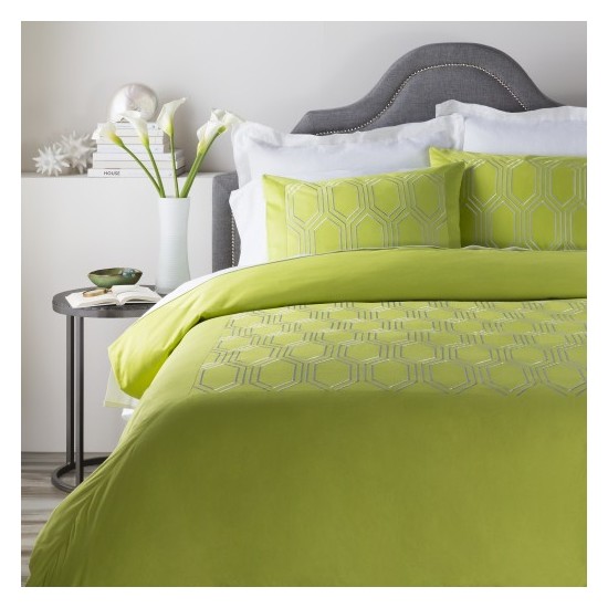 Surya Empire Light Olive Euro Sham 26"H X 26"W