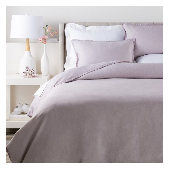 Surya Evelyn Lilac King Sham 20"H X 36"W