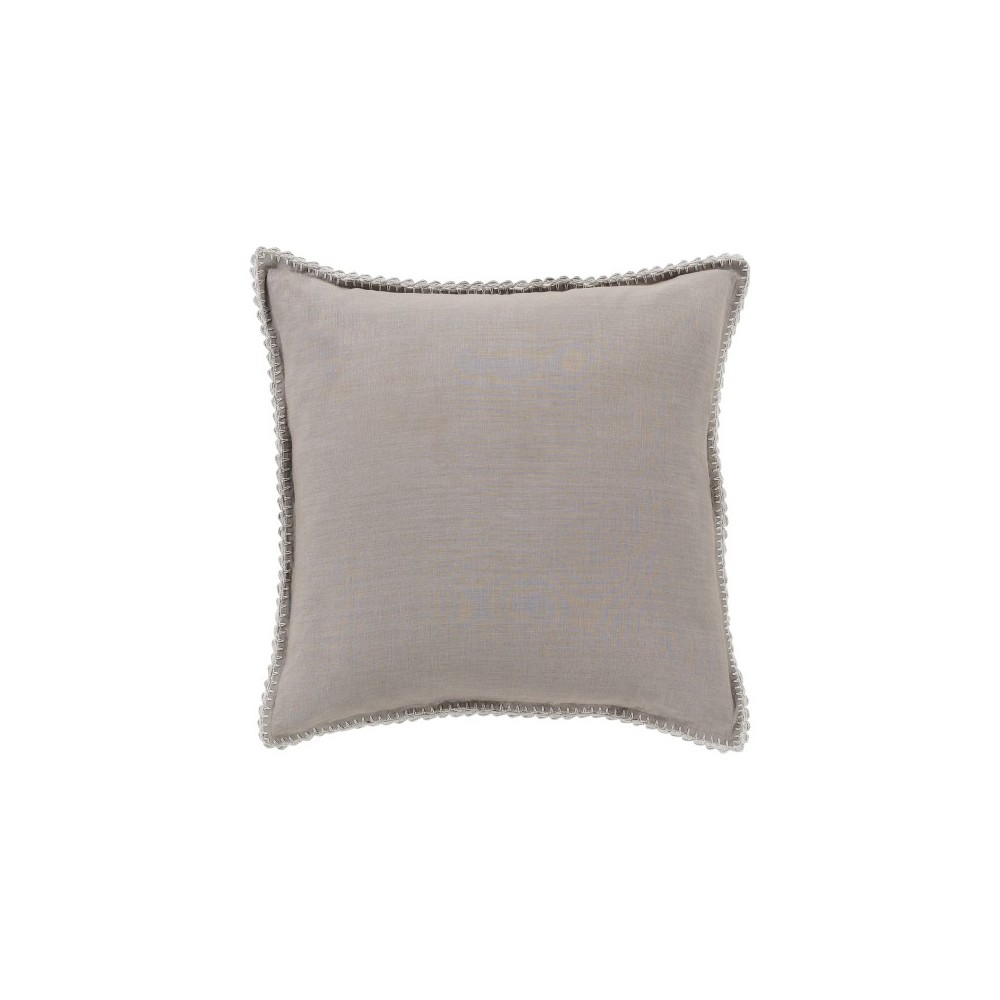 Surya Evelyn Gray Euro Sham 26"H X 26"W