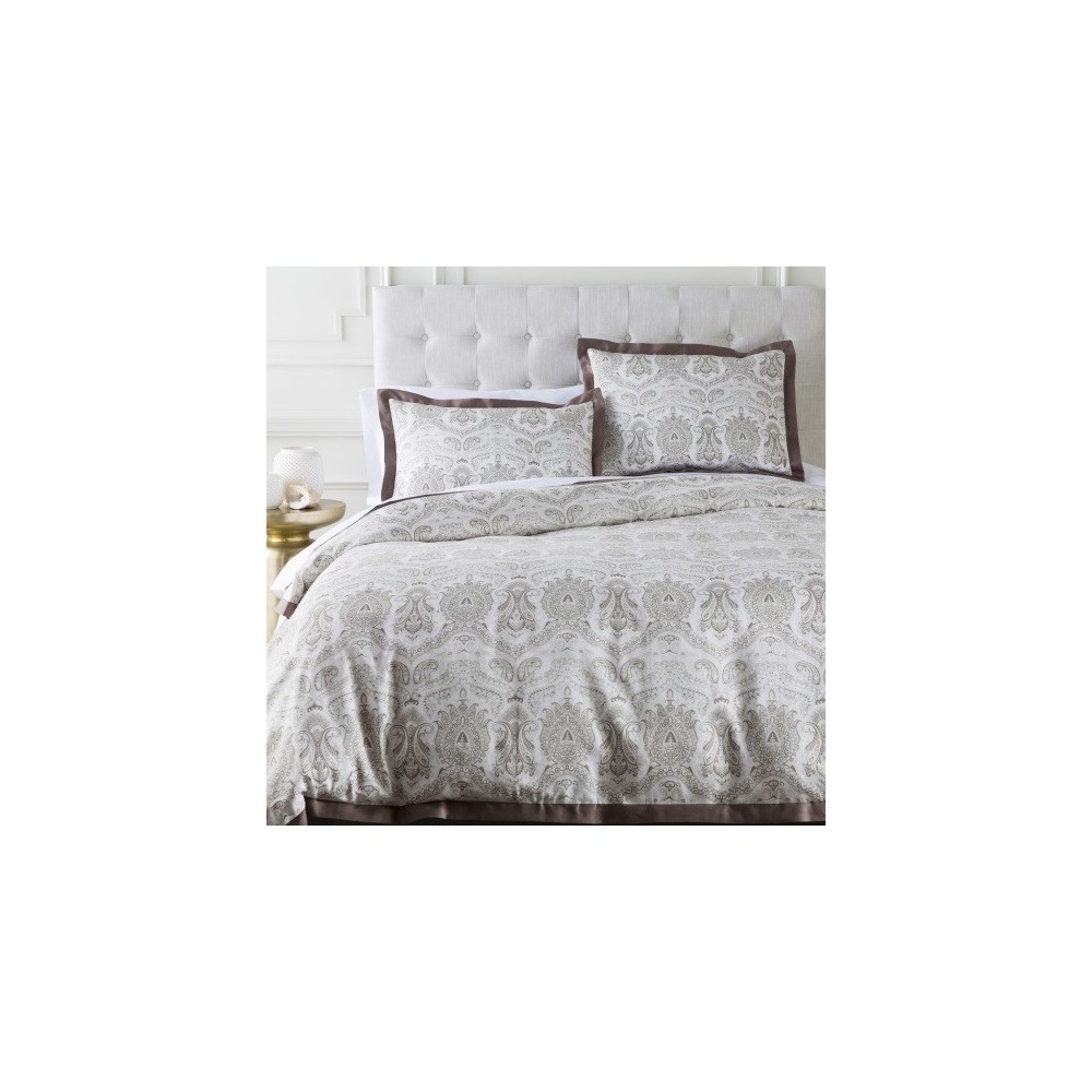 Surya Griffin Off-White Twin Duvet 68"W X 86"L