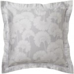 Surya Japanese Floral Medium Gray Euro Sham 26"H X 26"W