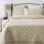 Surya Kojo Cream Full/Queen Quilt 88"W X 92"L