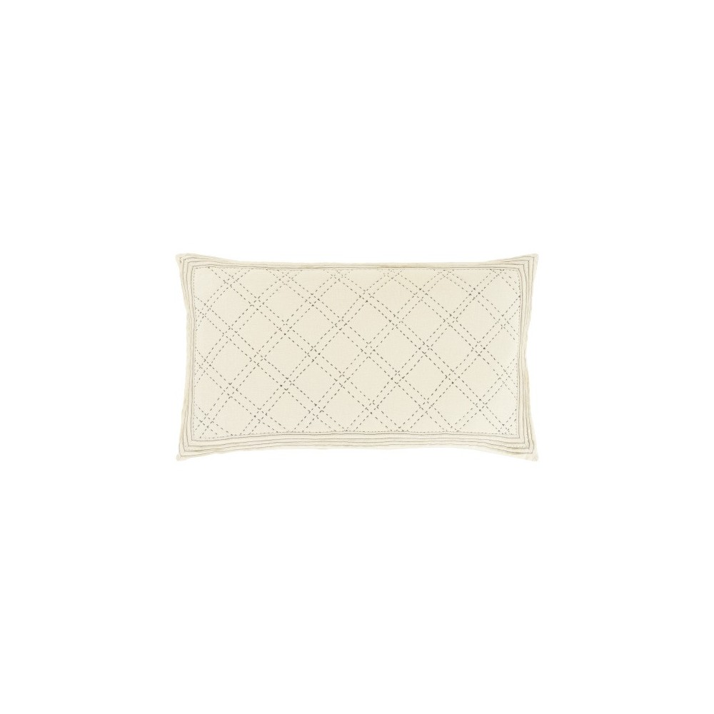 Surya Kojo Cream King Sham 20"H X 36"W Surya Kojo Cream King Sham 20"H X 36"W