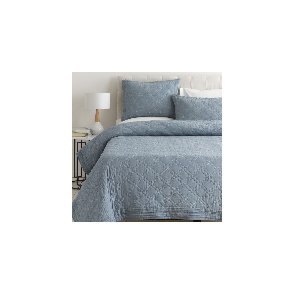 Surya Kojo Denim Full/Queen Quilt 88"W X 92"L