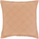 Surya Kojo Camel Euro Sham 26"H X 26"W