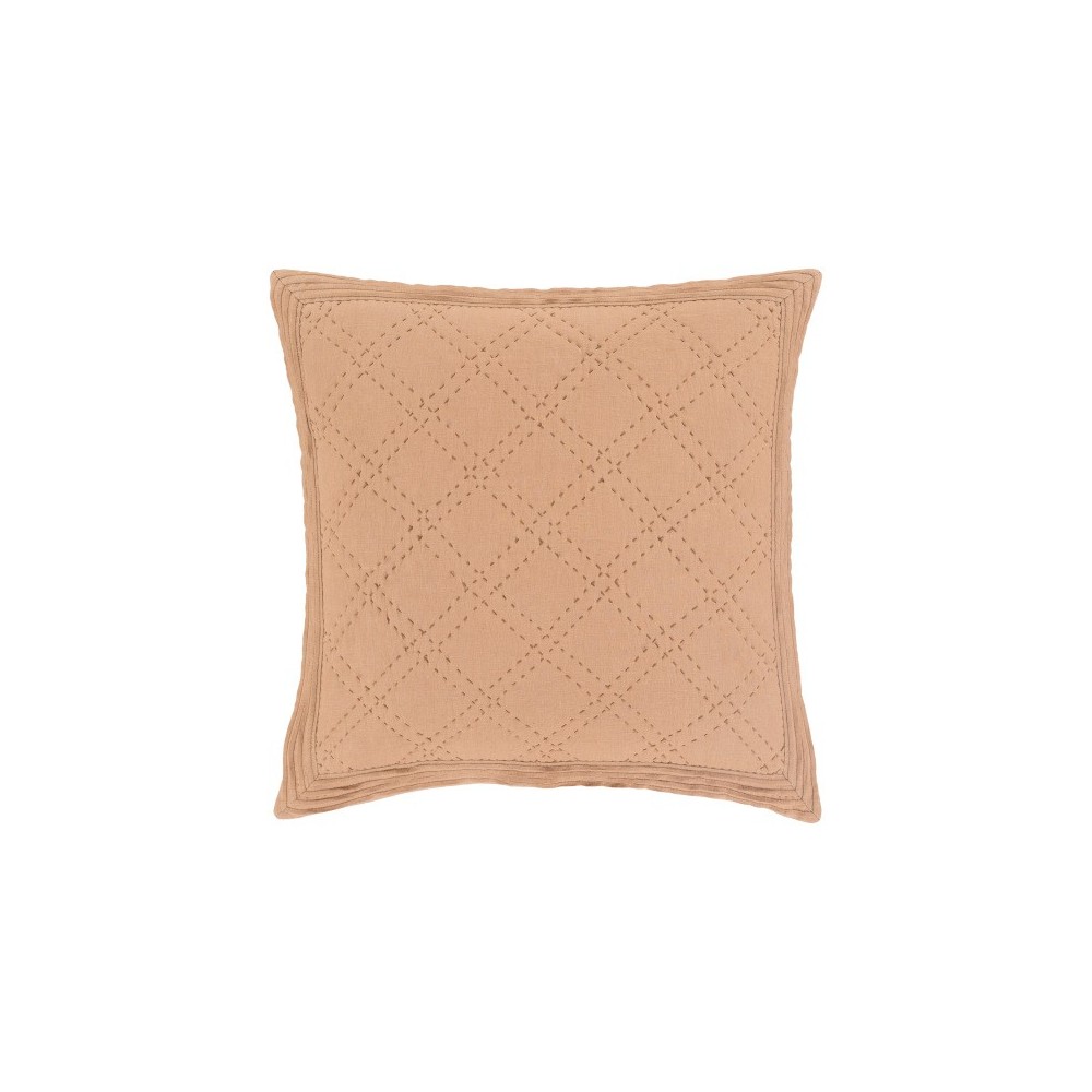 Surya Kojo Camel Euro Sham 26"H X 26"W Surya Kojo Camel Euro Sham 26"H X 26"W