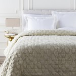 Surya Melissa Mls-1005 Light Gray Twin Quilt 68"W X 86"L