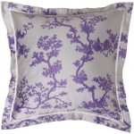 Surya The Cranes White Euro Sham 26"H X 26"W
