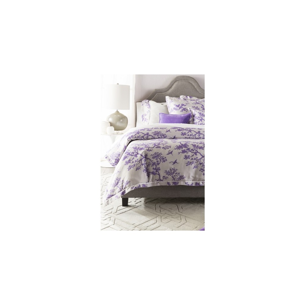 Surya The Cranes White Twin Bedding Set 68"W X 86"L,20"H X 26"W Surya The Cranes White Twin Bedding Set 68"W X 86"L,20"H X 26"W