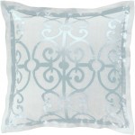 Surya Versaille Pale Blue Euro Sham 26"H X 26"W