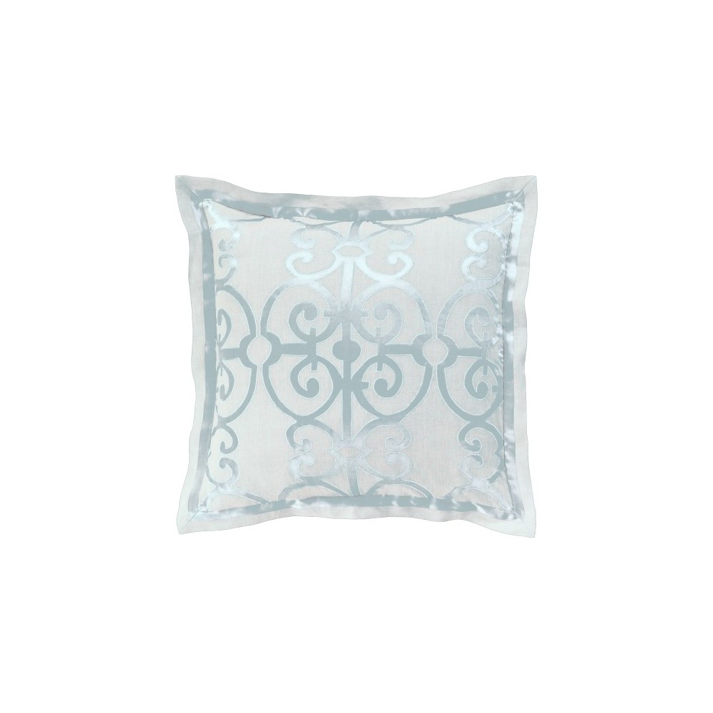 Surya Versaille Pale Blue Euro Sham 26"H X 26"W Surya Versaille Pale Blue Euro Sham 26"H X 26"W