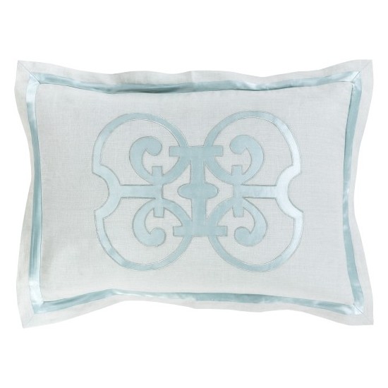 Surya Versaille Pale Blue Standard Sham 20"H X 26"W