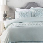 Surya Versaille Pale Blue Twin Bed Skirt 39"W X 76"L X 15"Dl