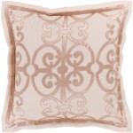 Surya Versaille Pale Pink Euro Sham 26"H X 26"W