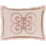 Surya Versaille Pale Pink Standard Sham 20"H X 26"W