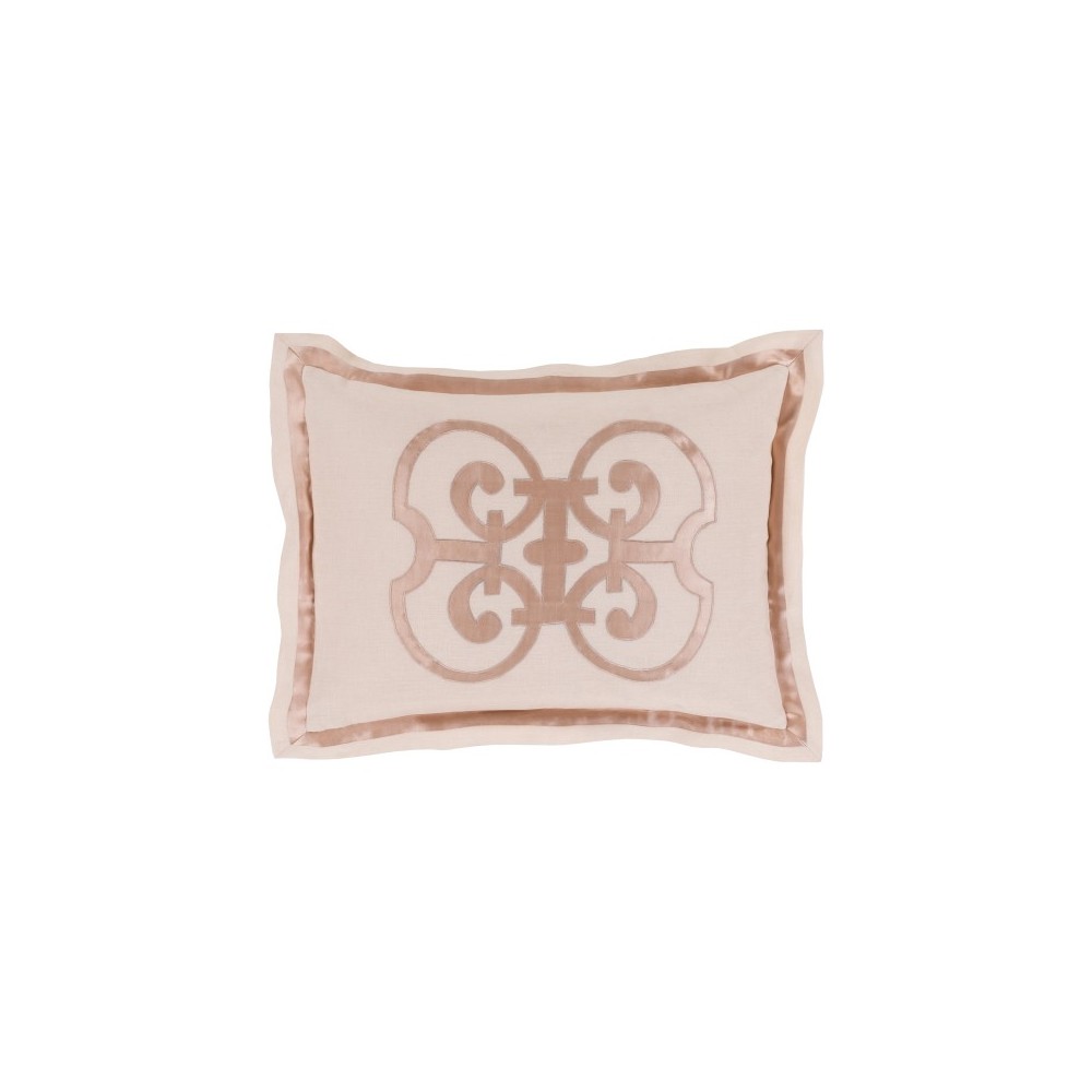 Surya Versaille Pale Pink Standard Sham 20"H X 26"W