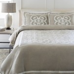 Surya Versaille Taupe Twin Duvet 68"W X 86"L