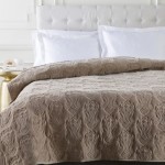 Surya Vienna Medium Gray Full/Queen Quilt 88"W X 92"L