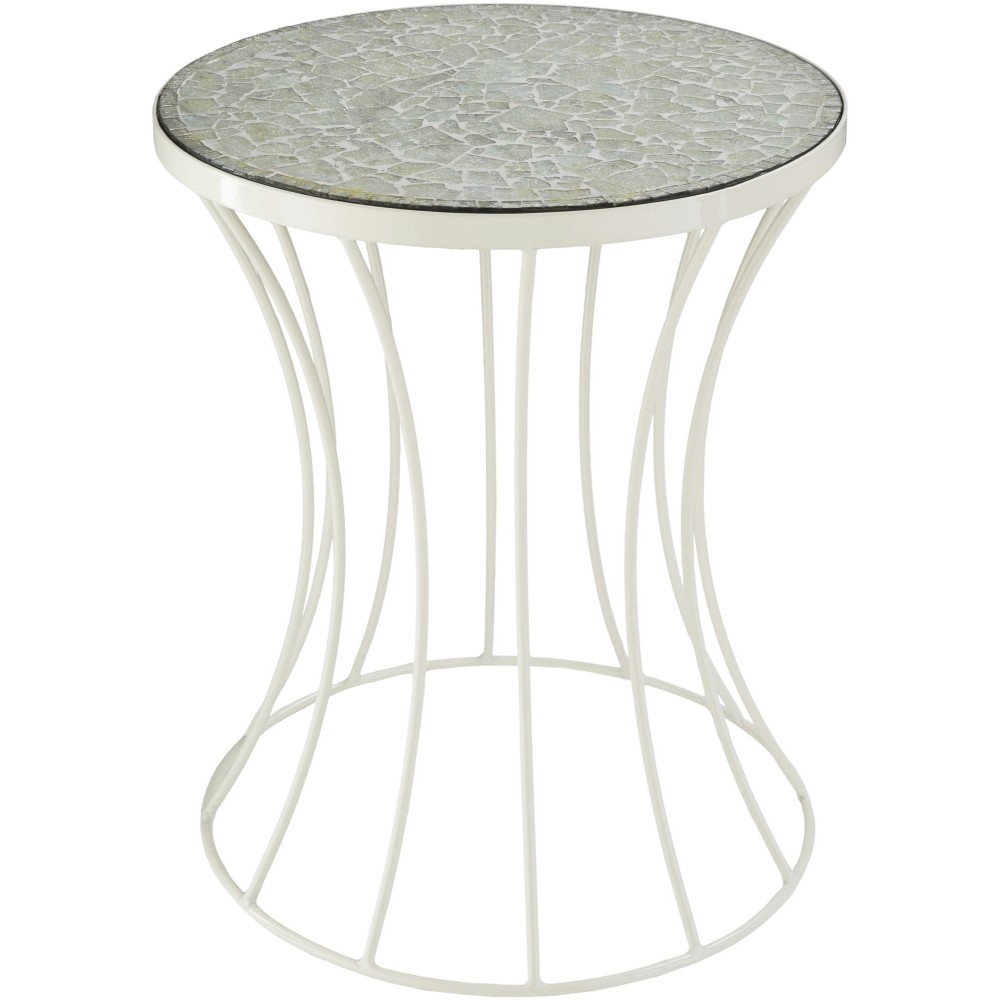 Surya Breccan End Table 18"H X 15"W X 15"D Surya Breccan End Table 18"H X 15"W X 15"D