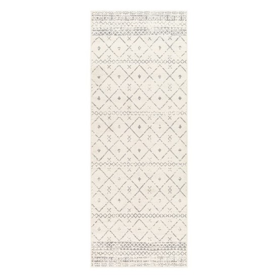 Surya Roma White Rug 2'7" X 7'3"