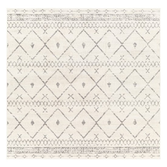 Surya Roma White Rug 6'7" Square